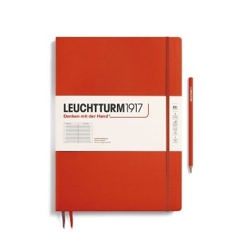 Նոթատետր Notebook Hardcover Master Slim (A4+), Leuchtturm1917, 123 P., Dotted, fox red