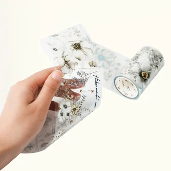 PET tape Pre-cut Frosted Meadow Wide Washi/PET Tape - PET Tape