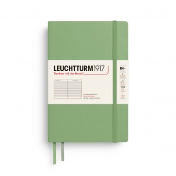 Նոթատետր B6+,տող Notebook Hardcover Paperback (B6+), Leuchtturm1917, 219 P., Ruled, sage