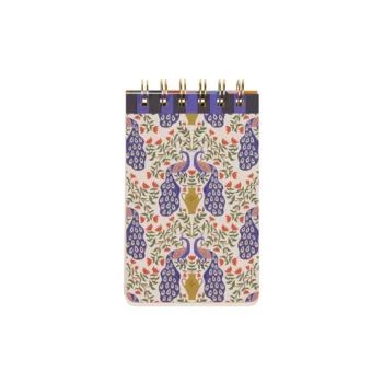Designworks Ink A Dopo Twin  Wire Notepad - Peacock