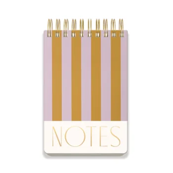 Նոթատետր Designworks ink Large Chunky Notepad - Lilac+Ochre Stripes