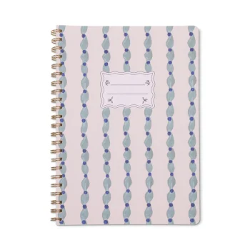 Տետր Designworks Ink Tulip A4 Twin Wire Notebook - Wavy Blue