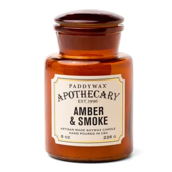 Բուրավետ մոմ Apothecary  8oz./226g  Glass Jar Candle - Amber & Smoke
