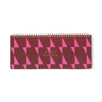 Շաբաթատետր Designworks Ink Weekly Planner Pad - Burgundy + Pink