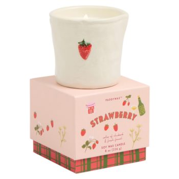 Բուրավետ մոմ Paddywax Bistro 8oz/226g Strawberry Ceramic Candle - Strawberry