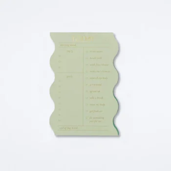 Օրատետր նշման թուղթ Designworks Ink Wavy Daily Notepad - Sage