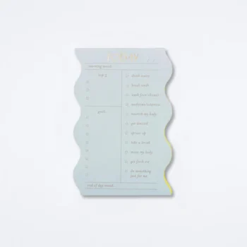 Օրատետր նշման  Ink Wavy Daily Notepad - Cloud