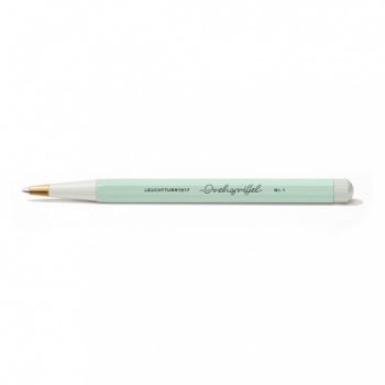 Drehgriffel Nr. 1, Ballpoint Pen, NaturalColour, Leuchtturm1917, with Royal Blue Ink,mintgreen