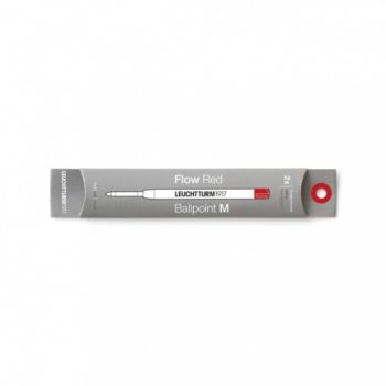 Միջուկ Refill Ballpoint, Double Pack for Drehgriffel Nr. 1, Leuchtturm1917, Line Width M, red