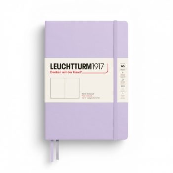 Նոթատետր A5 դատարկ, կոշտ կազմ Leuchttrum1917, 251 P., Plain, lilac