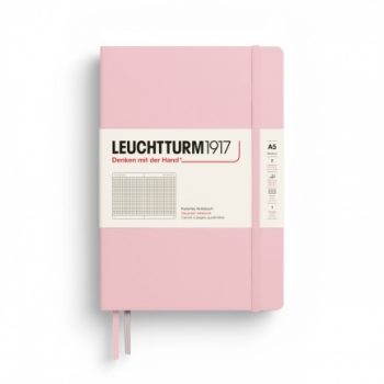 Նոթատետր A5 վանդակ, կոշտ կազմ Leuchtturm1917, 251 P., Squered, powder