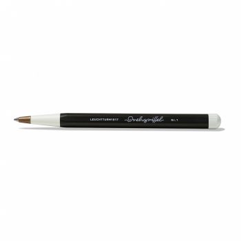 Drehgriffel Nr. 1, BallpointPen,Leuchtturm1917, with Royal Blue Ink, black/