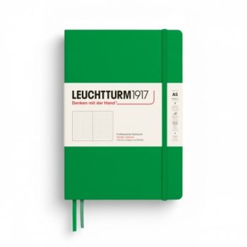 Նոթատետր A5 կետավոր, կոշտ կազմ Leuchtturm1917,251P.,Dotted,spring leaf