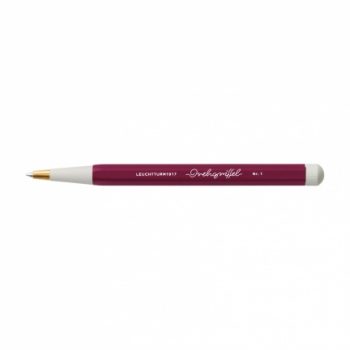Drehgriffel Nr. 1, Ballpoint Pen,Leuchtturm1917, with Royal Blue Ink, port red/