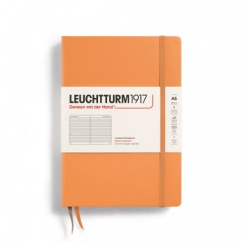 Hardcover Medium A5, Leuchtturm1917, 251 P., Ruled, apricot
