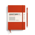 notebook-medium-a5-hardcover-251-numbered-pages-fox-red-squared