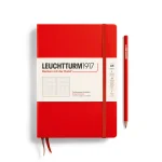 notebook-medium-a5-hardcover-251-numbered-pages-red-dotted
