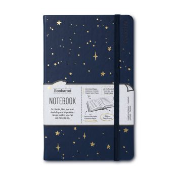Նոթատետր տողանի Bookaroo Notebook (A5) Journal - Moon & Stars by If