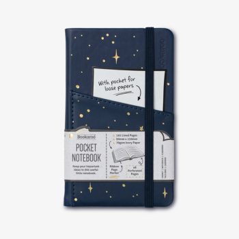 Նոթատետր տողանի Bookaroo POCKET Notebook (A6) JOURNAL - Moon & Stars by If