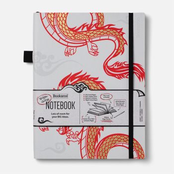 Նոթատետր տողանի Bookaroo Bigger Things Notebook - Warrior Dragon by If