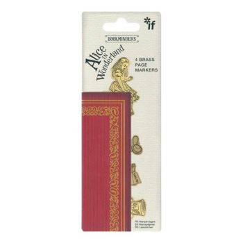 Էջանիշ ամրակ Bookminders Brass Page Markers Alice in Wonderland by If