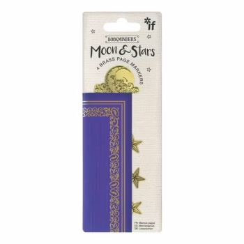 Էջանիշ ամրակ Bookminders Brass Page Markers Monn & Stars by If
