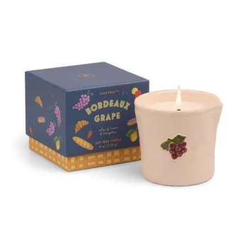Բուրավետ մոմ Paddywax Bistro 8oz/226g Grapes Ceramic Candle - Bordeaux Grape