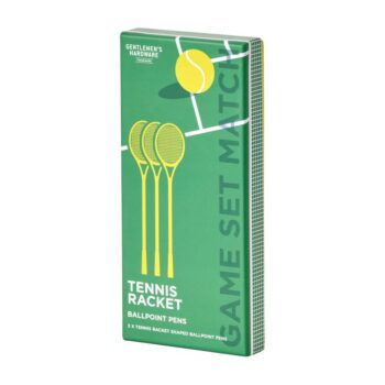 Gentlemen's Hardware Tennis Racket Ballpoint Pens (Set of 3)