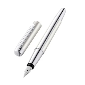 Pelikan Fountain pen with cartridge system, Pura silver F